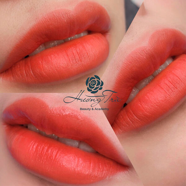 Có nên phun môi không? Phun môi màu gì đẹp? 2 Môi màu hồng cam