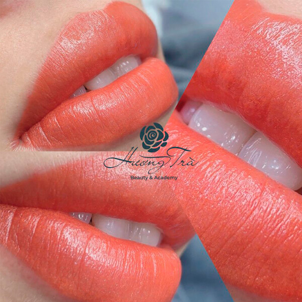 Có nên phun môi không? Phun môi màu gì đẹp? 6 Môi màu cam đất