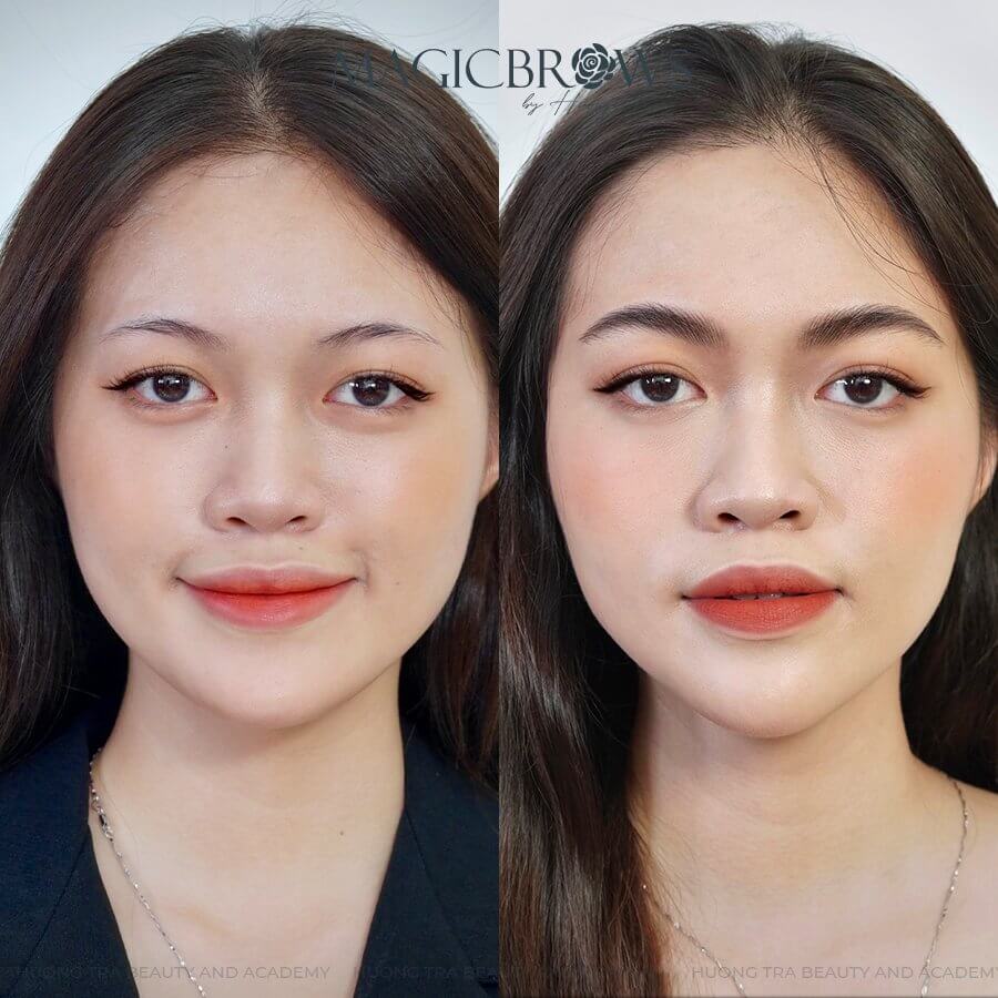 Top các mẫu điêu khắc chân mày Hairstroke được nhiều khách hàng lựa chọn 2021 từ Hương Trà Beauty 5 Điêu khắc chân mày Hairstroke dành cho nữ
