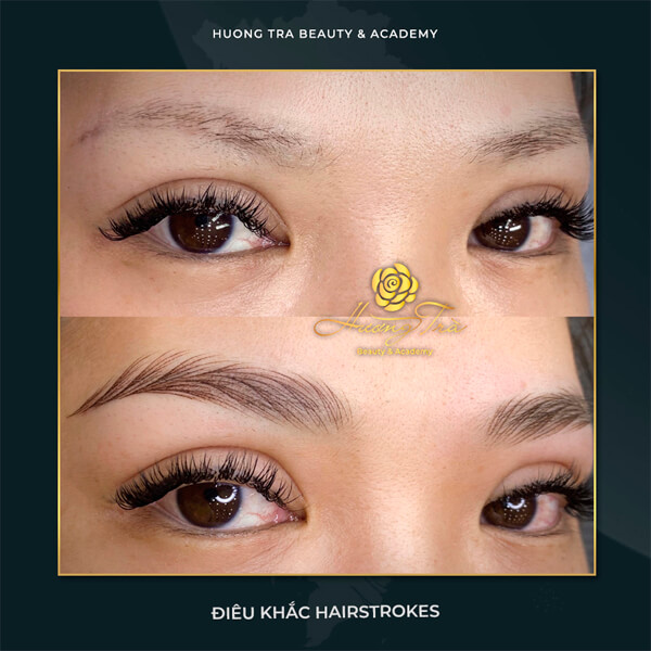 Học điêu khắc lông mày ở đâu tốt? Dạy học điêu khắc lông mày chuyên nghiệp 2 Khóa học điêu khắc lông mày kỹ thuật Hairstrokes
