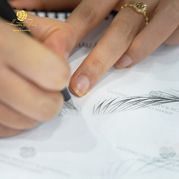 Tại sao nên học điêu khắc lông mày Hairstroke? 2 Học lý thuyết về sắp xếp sợi hairstroke