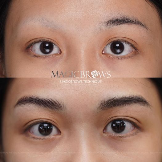 Học điêu khắc chân mày Hairstroke từ cơ bản đến nâng cao tại quận 3 4 Điêu khắc chân mày hairstroke nâng cao