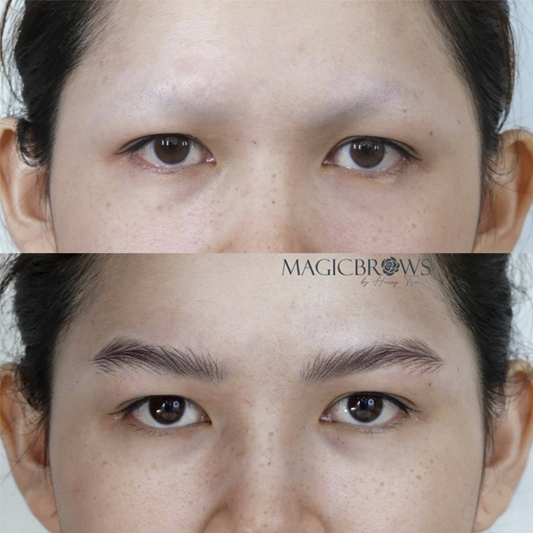 Học nghề phun xăm thẩm mỹ và điêu khắc chân mày hairstroke tại TPHCM 2 Học nghề điêu khắc chân mày hairstroke