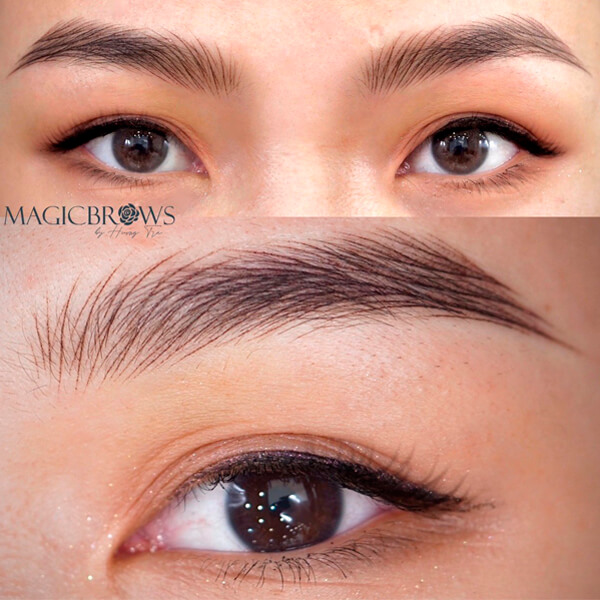 Những điều cần biết khi điêu khắc lông mày Hairstrokes 3 Lông mày điêu khắc nên có hình dáng phù hợp với khung xương của gương mặt