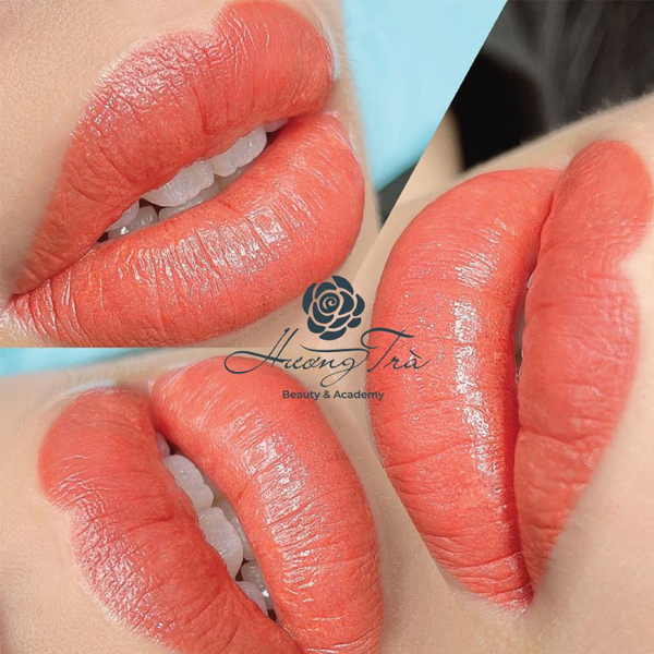 Quy trình và những lưu ý khi học phun xăm thẩm mỹ 3 Học phun môi tại trung tâm thẩm mỹ Hương Trà Beauty & Academy