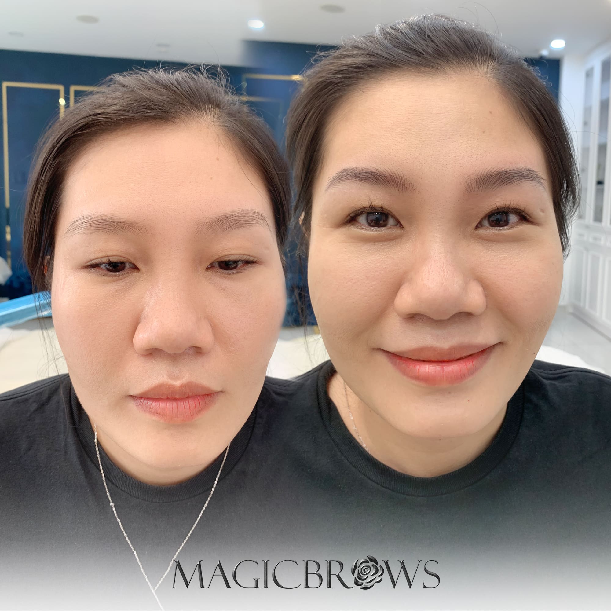 ĐIÊU KHẮC LÔNG MÀY HAIRSTROKES NGŨ QUAN THÊM SẮC SẢO 5 Hình ảnh khách hàng thực hiệu điêu khắc tại Hương Trà Beauty & Academy - Ảnh 2